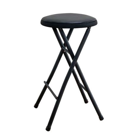 Cosco 24 Inch Plastic And Metal Folding Stool 37801blk4