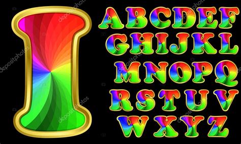 Printable Rainbow Alphabet Letters Worksheet24