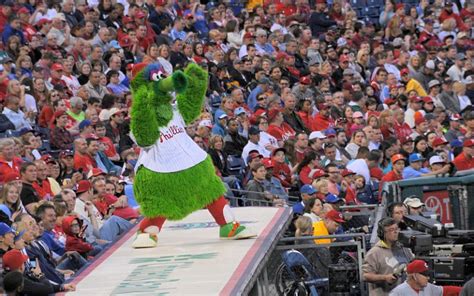 Encyclopedia Of Greater Philadelphia Phillie Phanatic Hexes A Pitcher