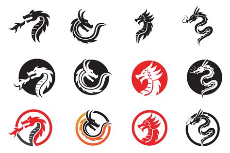 Dragon Logo And Symbol Vector Graphic By Alby No · Creative Fabrica