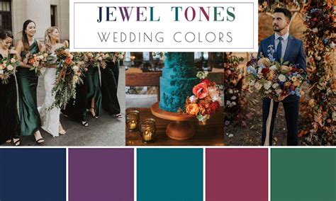 ️top 15 Jewel Tones Wedding Themes And Color Ideas