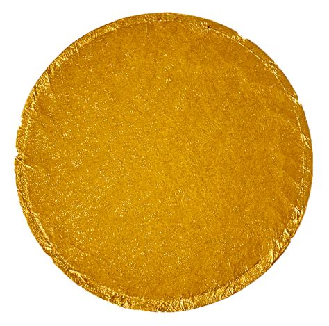 6 Round Gold Foil Cake Board Decopac