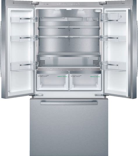 Bosch 800 Series 21 Cu Ft French Door Counter Depth Refrigerator