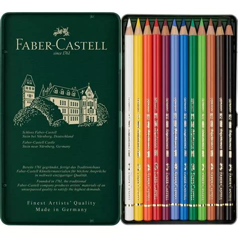 Faber Castell Polychromos Kredki 12 Kolorów Artequipment