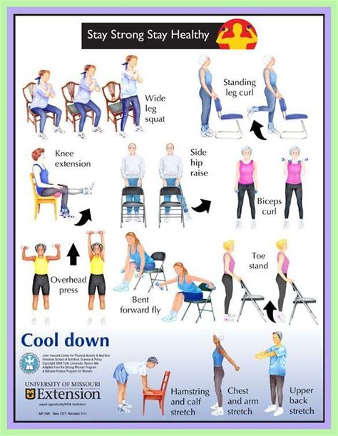 Pdf Printable For Seniors Chair Exercises