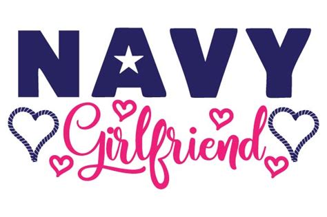 Navy Girlfriend Svg Cut Files