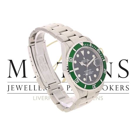 Rolex daytona 18k price tyschot's fresh pins. Second Hand Green Bezel Rolex Submariner 16610LV Watch - 2009