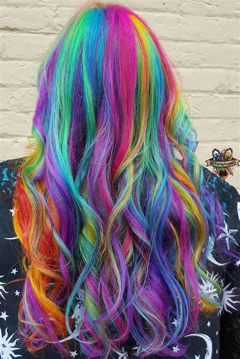 33 colorful ombre hair ideas to inspire you this summer multicolored hair bright hair colors