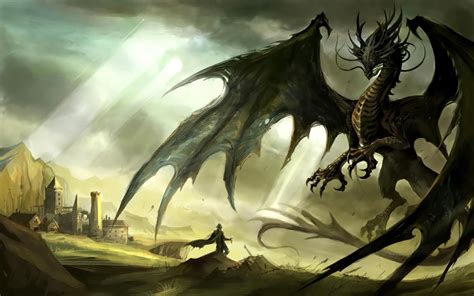 Dragon Vs Knight Wallpapers Top Free Dragon Vs Knight Backgrounds