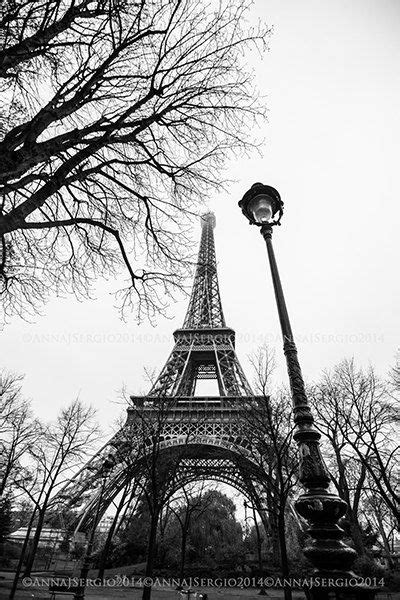 Paris Eiffel Tower Print Black And White By Flowerfairyworkshop