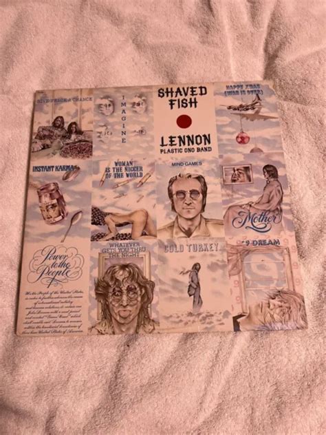 John Lennon Shaved Fish 1972 Capitol Purple Label Sw 3421 Vinyl