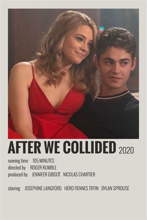After We Collided By Maja In 2020 Film Posters Minimalist Iconic
