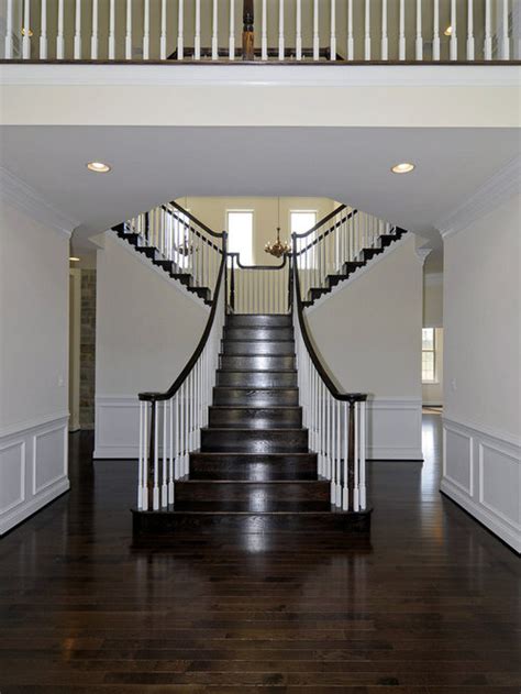 Dark Stained Stairs Home Design Ideas Pictures Remodel And Decor