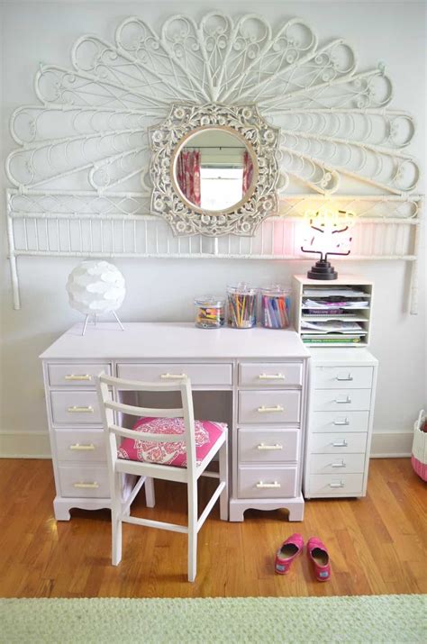 Get 5% in rewards with club o! Refinished Desk for a Little Girls Room - At Charlotte's House