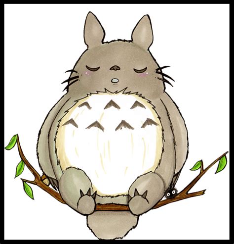 Sleeping Totoro By Yuki Draws The Thing On Deviantart