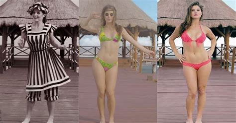 Watch How The Bikini Has Changed Over The Past Years