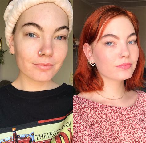 Before And After No Makeup Makeup Look R Makeupaddiction