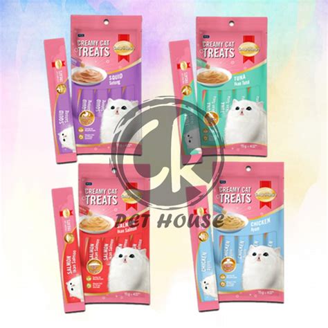 Smart Heart Creamy Cat Treat 4sachetpack Shopee Malaysia