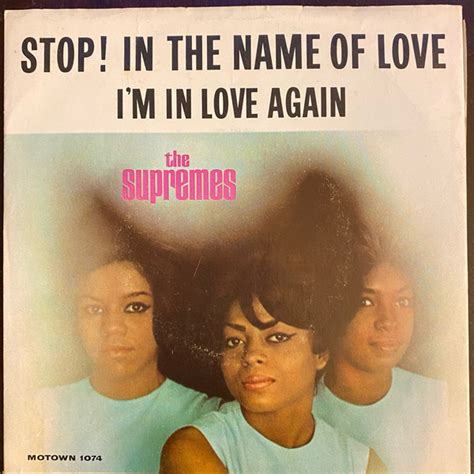The Supremes Stop In The Name Of Love 1965 1st Arp Pressing