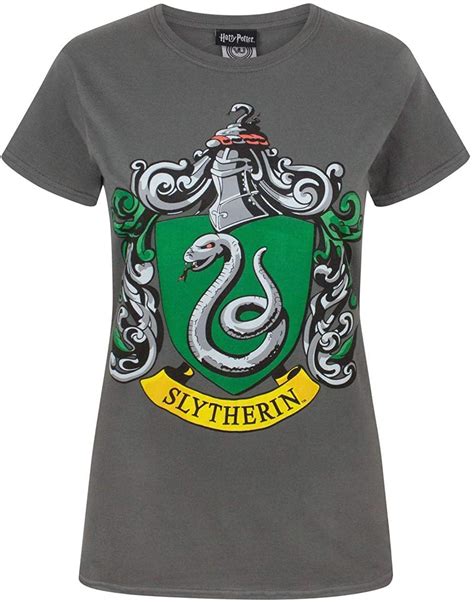 Official Harry Potter Slytherin Womens T Shirt L Uk Clothing