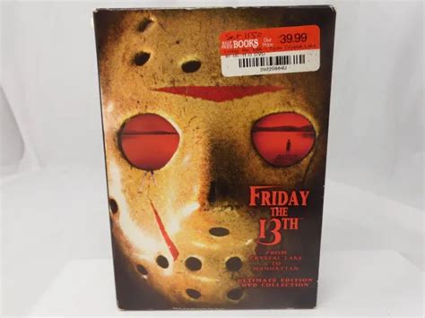 Friday The 13th Ultimate Edition Dvd Collection Box Set 8 Moves Parts I