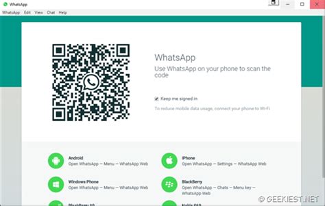 Official Whatsapp Desktop Application For Windows And Mac