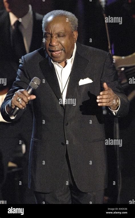 Jerry Butler Performing Live At The Rock And Roll Hall Of Fame 23rd Stock