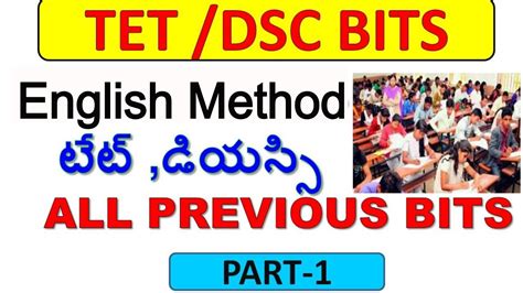 English Methodology Bits For Tetdsc Exams Part 1english Method