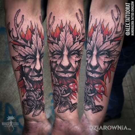 Tatuaż leszy Autor Alex Tattoo and art dziarownia pl