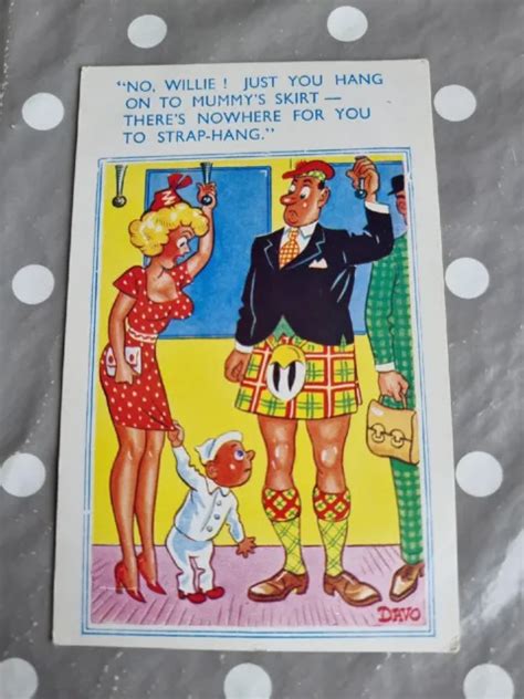 vintage saucy seaside comic postcard e marks comicard series no 2454 by davo 1 25 picclick