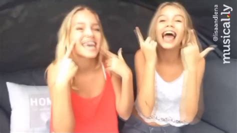 lisa and lena musical ly compilation part 3 youtube