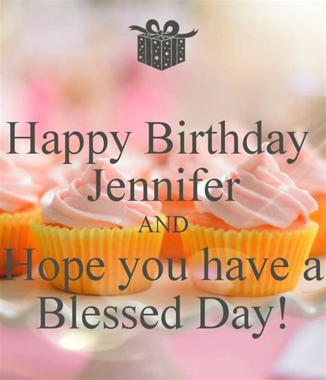 Happy Birthday Jennifer Happy Birthday Quotes Birthday Cake 