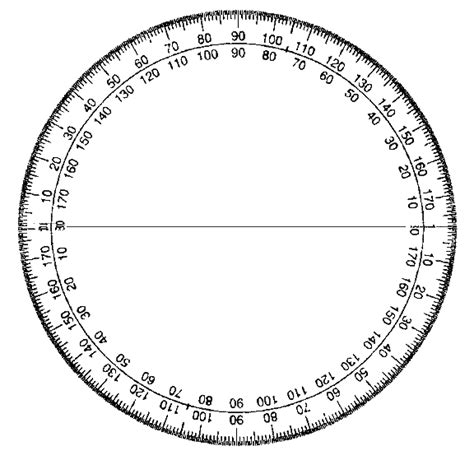 Print Out Protractors Print Out Printable Protractor Clipart Best