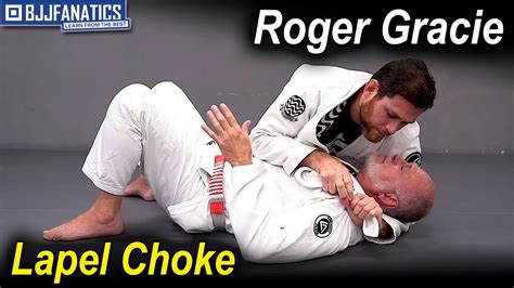 Bjj Basics Lapel Choke By Roger Gracie Youtube