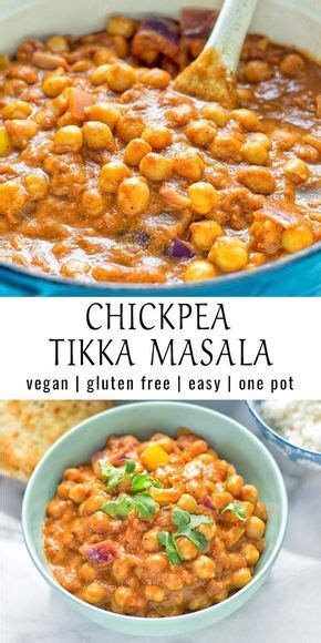 Season with salt and pepper, bring to cook, and simmer for 10 minutes. Chickpea Tikka Masala | Recipe | Indian food recipes ...