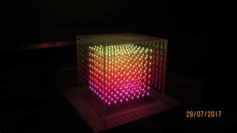 ĐiỀu KhiỂn Rgb Led Cube 8x8x8 BẰng PhƯƠng PhÁp Bam 4 Bit VỚi 74hc595