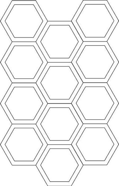 A Printable Hexagon Template Sheet Epp Hexagon Quilt Pattern