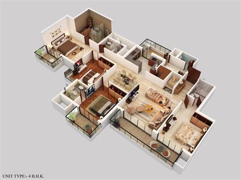 What Are Some Good Layout Of A 4 Bhk Home Quora