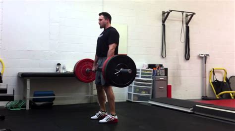Olympic Weightlifting Squat Clean Technique From The Hang Position