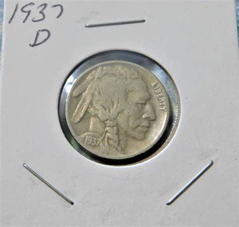1937 D Buffaloindian Head Nickel For Sale Buy Now Online Item