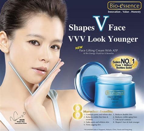 Bio Essence Face Lifting Cream Atp 40g V Shape Firm Skin Slim Neck Chin