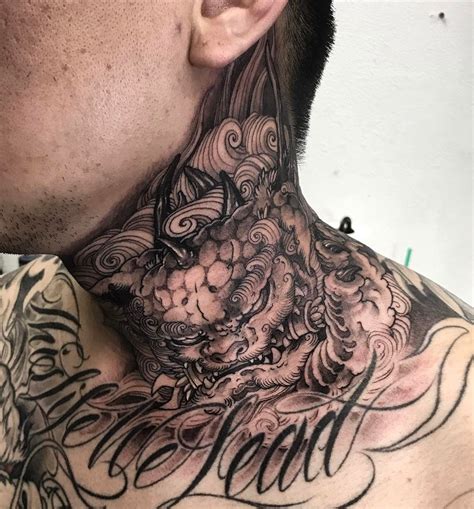 Neck Tattoo Small Writing Search For Images Online Or Search By Image