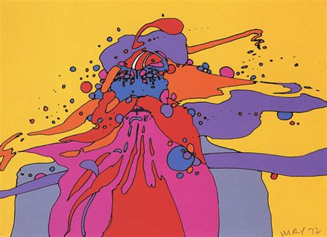 Peter Max Knowledge Bliss Absolute 1971 Serigraph Image Courtesy
