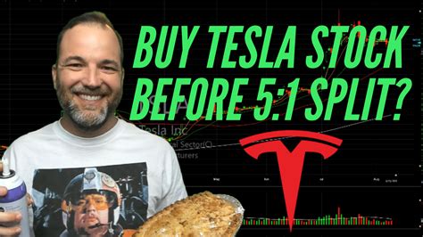 Good financial data sites will have reconfigured the share price graph to take the split into account. VIDEO: Tesla Stock: Buy TSLA Stock Now, Before the 5:1 ...