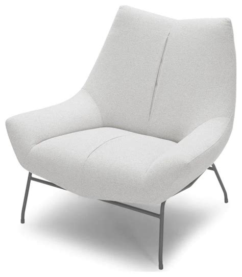 Tara Modern White Lounge Chair Contemporary Armchairs And Accent