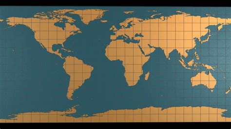 Flat Earth Map Folds In Spinning Globe Stock Motion Graphics Sbv