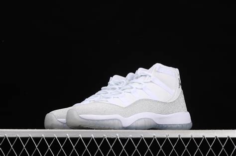 Hiking Shoes Wmns Air Jordan 11 Retro White Metallic Silver Ar0715 100 New Drop Jordans