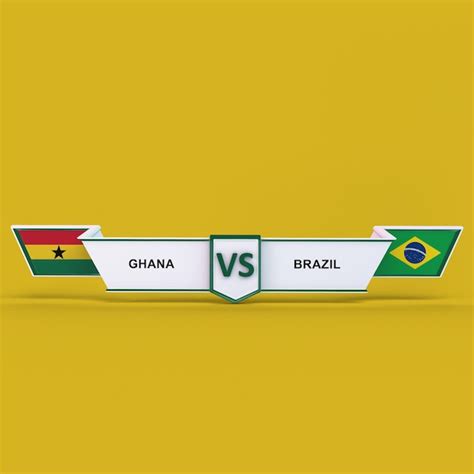 Premium Photo Ghana Vs Brazil