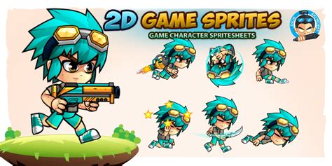 2d Game Character Sprites 14 By Dionartworks Codester
