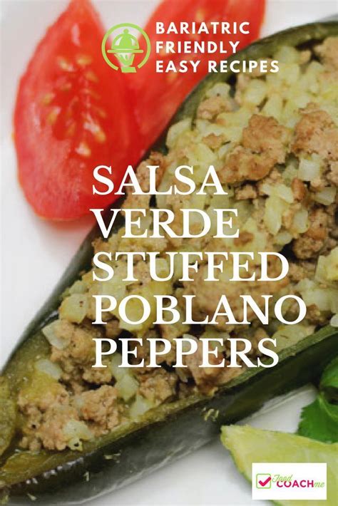 Ground turkey recipes are great to have in your repertoire because they're healthy, delicious and sure to make everyone happy when dinnertime comes. Salsa Verde Stuffed Poblano Peppers | Recipe in 2020 ...
